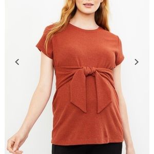 Pea in the Pod maternity tie front top